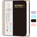 CTCMSP Spiral Address Password Book with Alphabetical Tabs,Large Print Hardcover Notebook,6.3"×8.5"